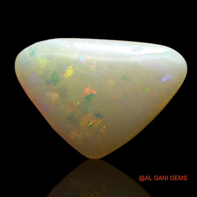 2.00 Cts Natural Australian Fire Opal Loose Gemstone Trillion Cabochon 14x9x3 mm AD-111
