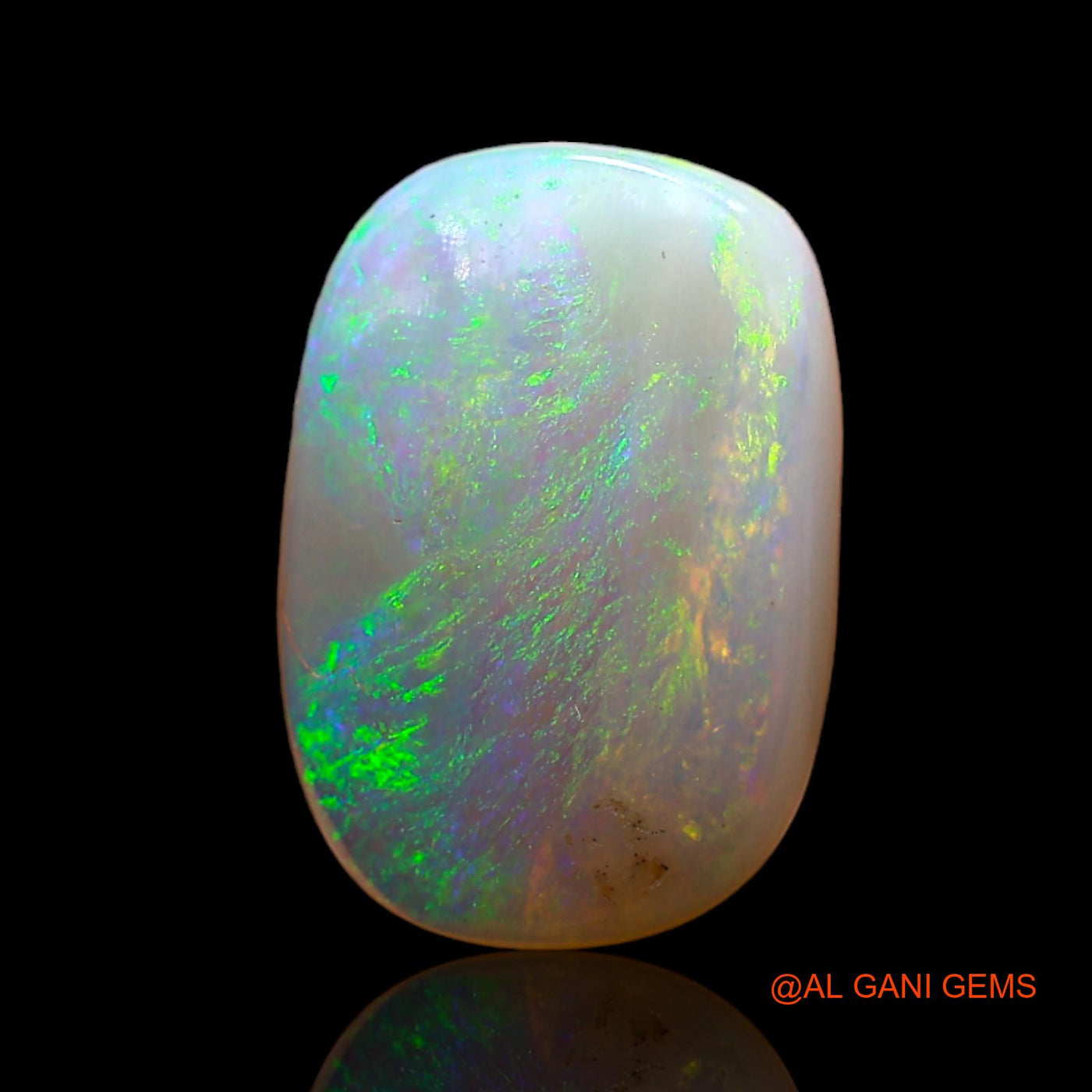 2.00 Cts Natural Australian Fire Opal Loose Gemstone Oval Cabochon 13x9x2 mm AD-113