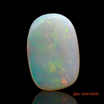 2.00 Cts Natural Australian Fire Opal Loose Gemstone Oval Cabochon 13x9x2 mm AD-113
