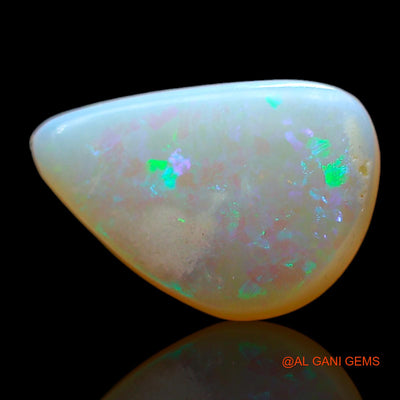 Natural Fire Opal Gemstone 2.00 Cts Loose Fancy Cabochon From Australia 13x9x2 mm AD-115