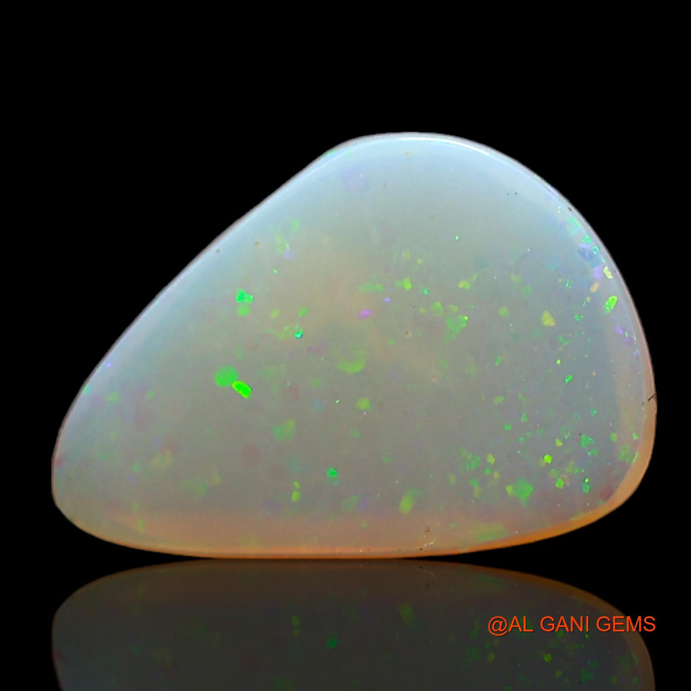 Natural Fire Opal Gemstone 2.00 Cts Loose Fancy Cabochon From Australia 13x9x2 mm AD-115