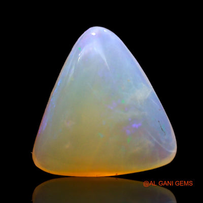 3.00 Cts Natural Australian Fire Opal Loose Gemstone Trillion Cabochon 12x11x5 mm AD-116