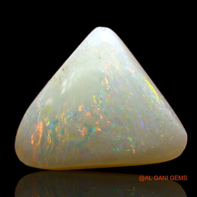 2.00 Cts Natural Australian Fire Opal Loose Gemstone Trillion Cabochon 11x10x4 mm AD-118