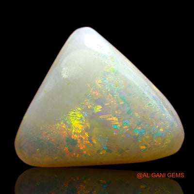 2.00 Cts Natural Australian Fire Opal Loose Gemstone Trillion Cabochon 11x10x4 mm AD-118