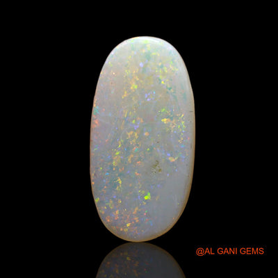 3.00 Cts Natural Australian Fire Opal Loose Gemstone Oval Cabochon 18x9x3 mm AD-11