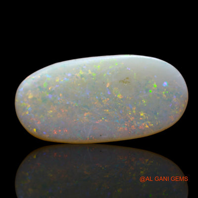 3.00 Cts Natural Australian Fire Opal Loose Gemstone Oval Cabochon 18x9x3 mm AD-11