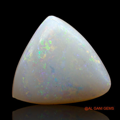 3.00 Cts Natural Australian Fire Opal Loose Gemstone Trillion Cabochon 11x11x4 mm AD-120