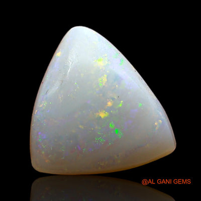 3.00 Cts Natural Australian Fire Opal Loose Gemstone Trillion Cabochon 11x11x4 mm AD-120