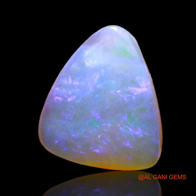 3.00 Cts Natural Australian Fire Opal Trillion Cabochon Loose Gemstone For Jewelry 12x10x4 mm AD-123