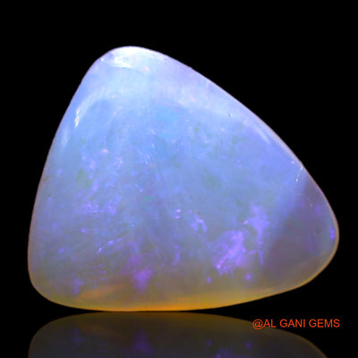 3.00 Cts Natural Australian Fire Opal Trillion Cabochon Loose Gemstone For Jewelry 12x10x4 mm AD-123
