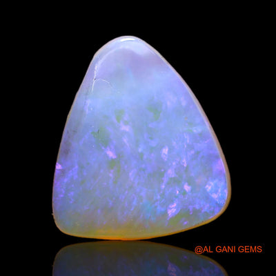 3.00 Cts Natural Australian Fire Opal Trillion Cabochon Loose Gemstone For Jewelry 12x10x4 mm AD-123
