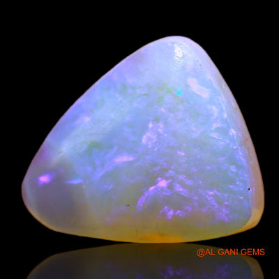3.00 Cts Natural Australian Fire Opal Trillion Cabochon Loose Gemstone For Jewelry 12x10x4 mm AD-123