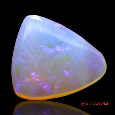 3.00 Cts Natural Australian Fire Opal Trillion Cabochon Loose Gemstone For Jewelry 12x10x4 mm AD-123