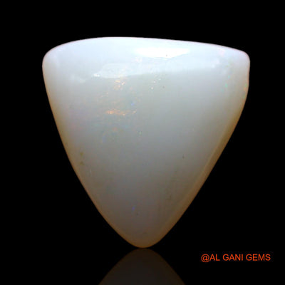 4.00 Cts Natural Australian Fire Opal Loose Gemstone Trillion Cabochon 12x11x5 mm AD-124