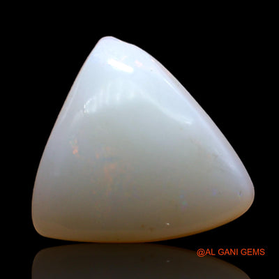 4.00 Cts Natural Australian Fire Opal Loose Gemstone Trillion Cabochon 12x11x5 mm AD-124