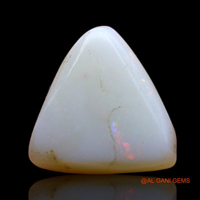4.00 Cts Natural Australian Fire Opal Loose Gemstone Trillion Cabochon 12x11x5 mm AD-124