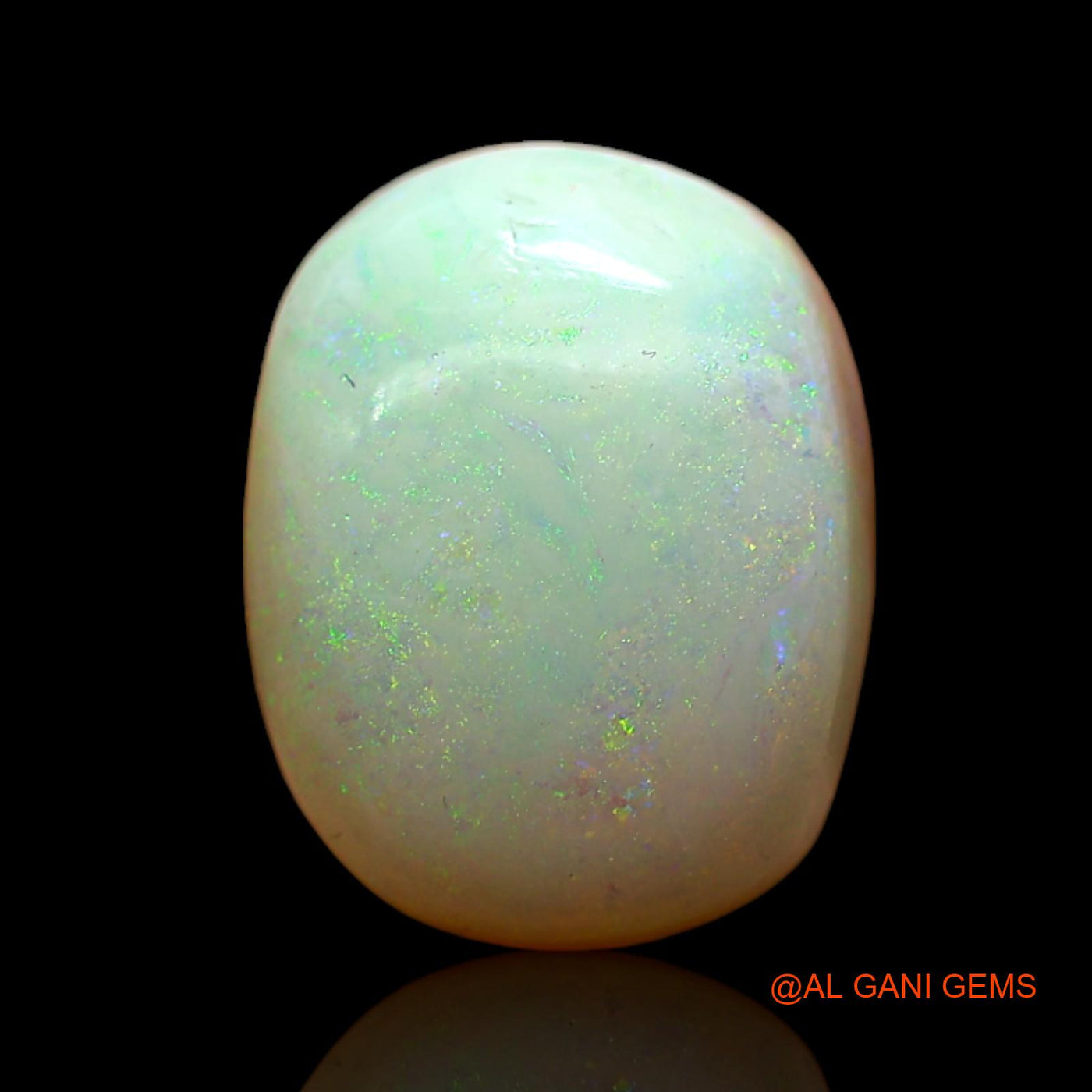 4.00 Cts Natural Australian Fire Opal Loose Gemstone Oval Cabochon 12x10x5 mm AD-125