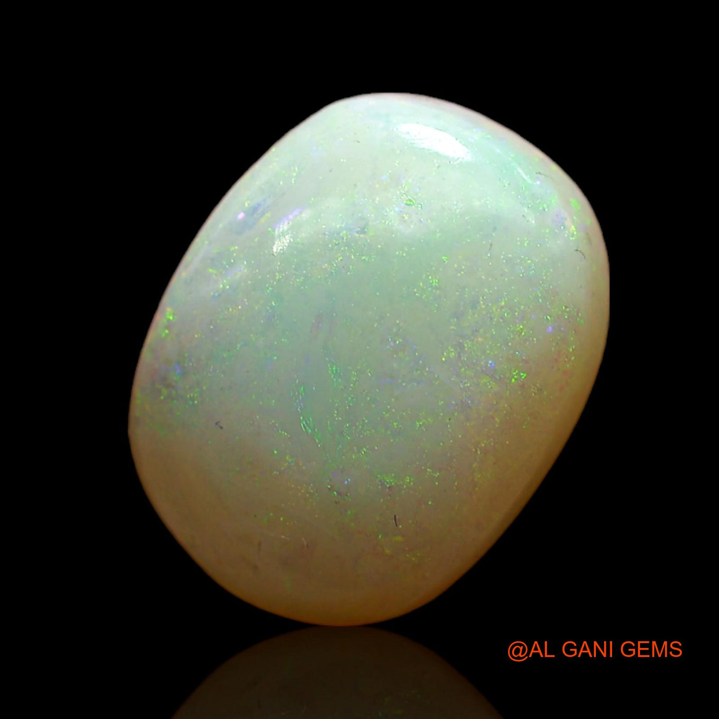 4.00 Cts Natural Australian Fire Opal Loose Gemstone Oval Cabochon 12x10x5 mm AD-125