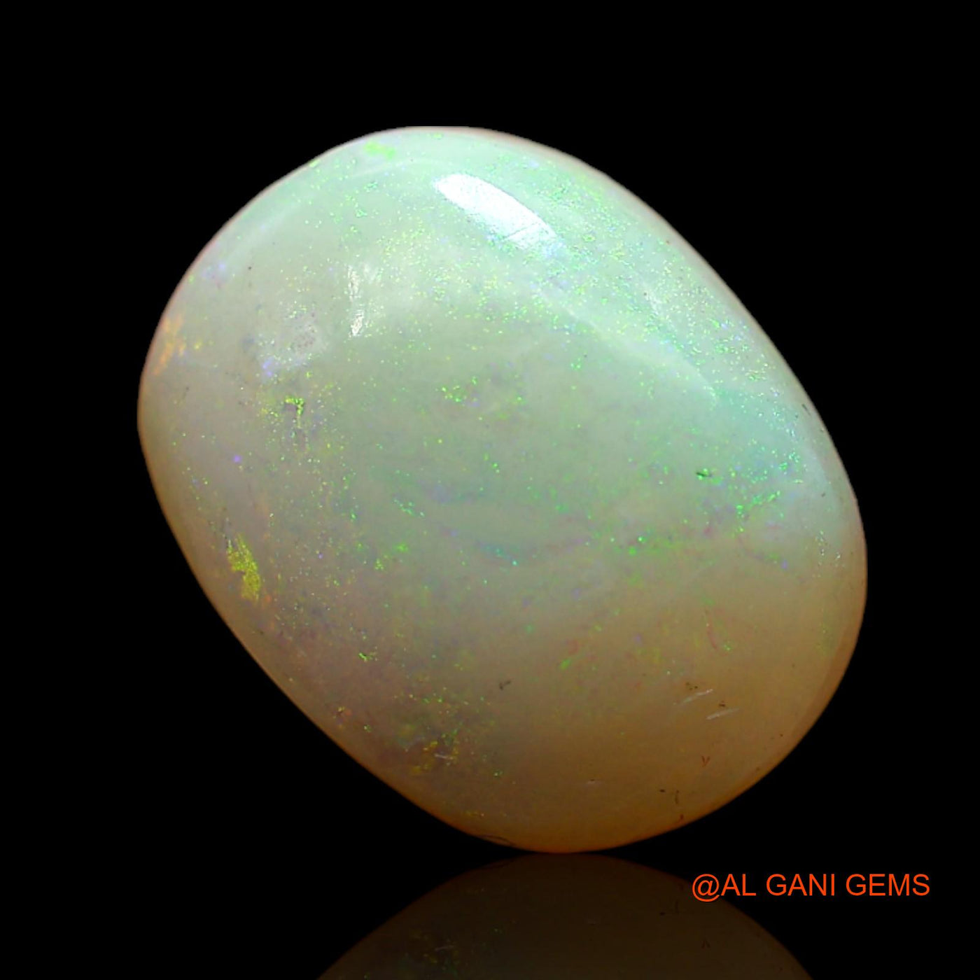 4.00 Cts Natural Australian Fire Opal Loose Gemstone Oval Cabochon 12x10x5 mm AD-125