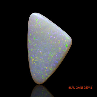 1.00 Cts Natural Australian Fire Opal Loose Gemstone Trillion Cabochon 14x8x2 mm AD-127