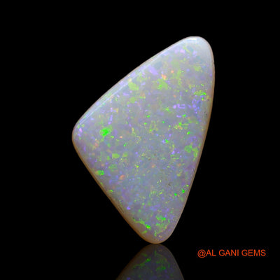 1.00 Cts Natural Australian Fire Opal Loose Gemstone Trillion Cabochon 14x8x2 mm AD-127