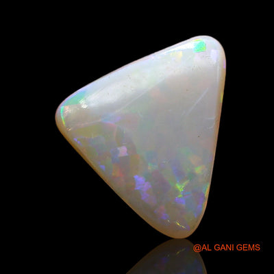 Natural Fire Opal Gemstone 2.00 Cts Loose Trillion Cabochon From Australia 11x10x3 mm AD-128