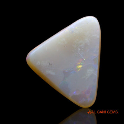 Natural Fire Opal Gemstone 2.00 Cts Loose Trillion Cabochon From Australia 11x10x3 mm AD-128