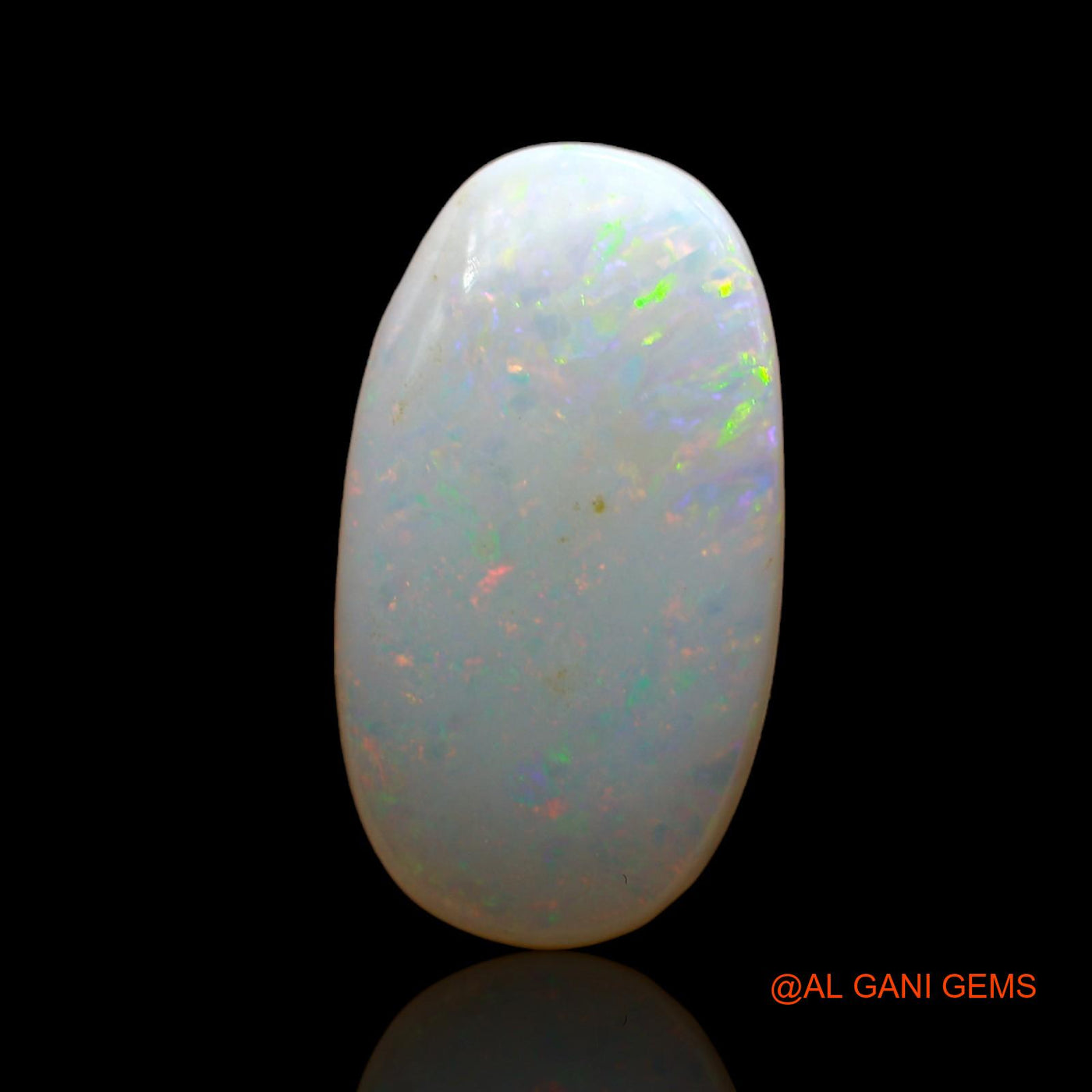 4.00 Cts Natural Australian Fire Opal Oval Cabochon Loose Gemstone For Jewelry 18x10x3 mm AD-12