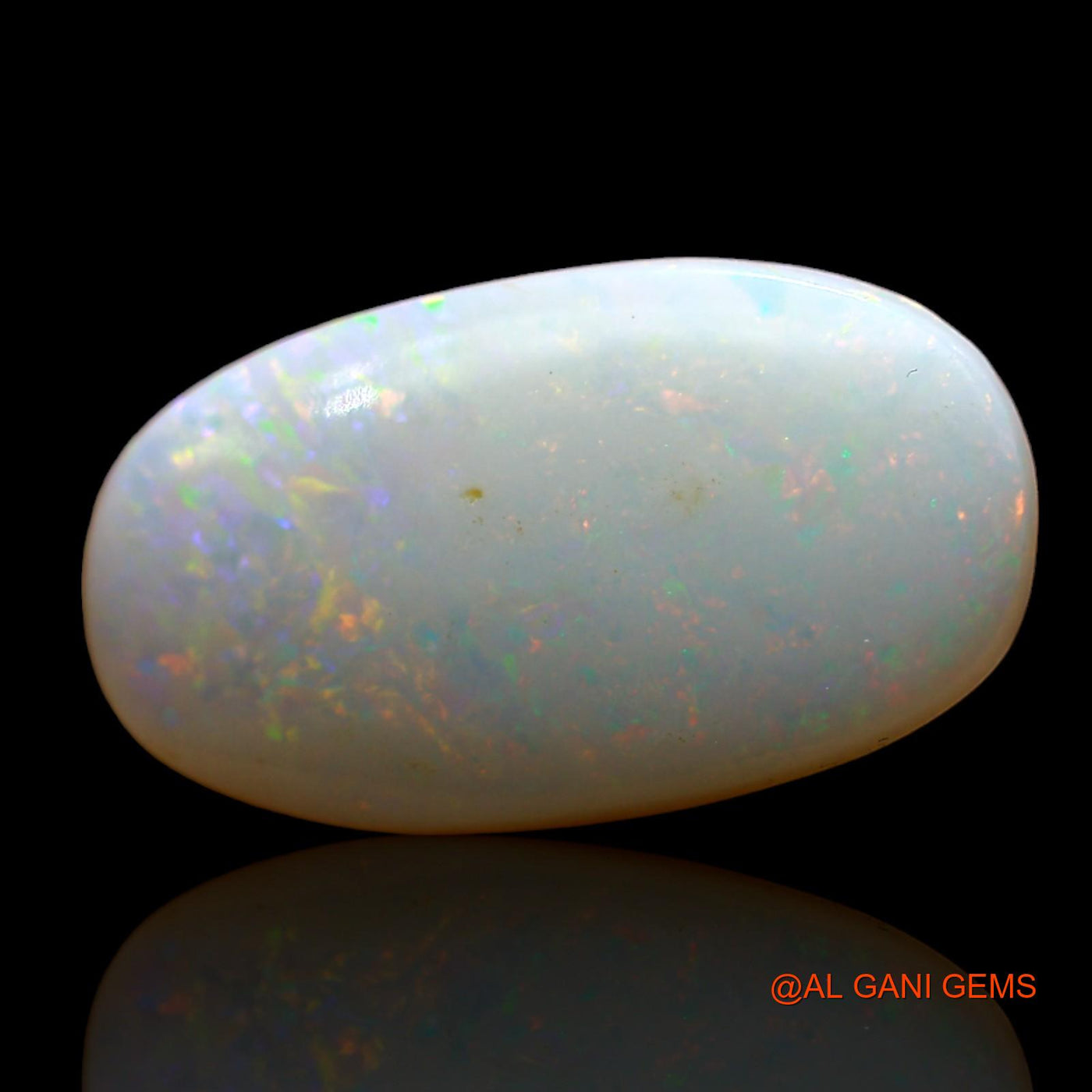 4.00 Cts Natural Australian Fire Opal Oval Cabochon Loose Gemstone For Jewelry 18x10x3 mm AD-12
