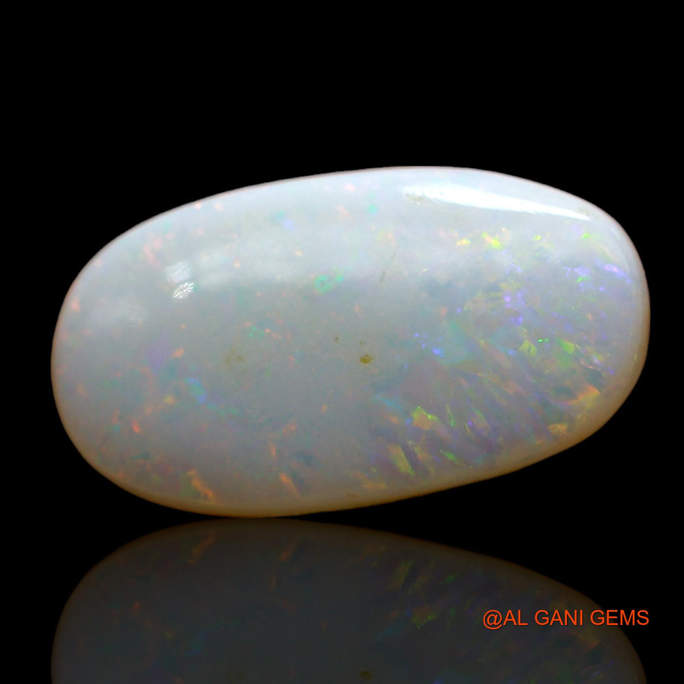 4.00 Cts Natural Australian Fire Opal Oval Cabochon Loose Gemstone For Jewelry 18x10x3 mm AD-12