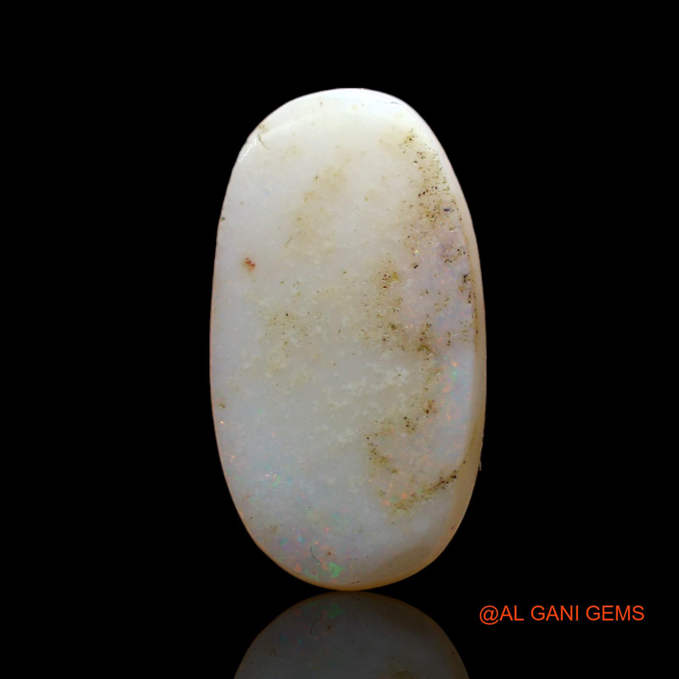 4.00 Cts Natural Australian Fire Opal Oval Cabochon Loose Gemstone For Jewelry 18x10x3 mm AD-12