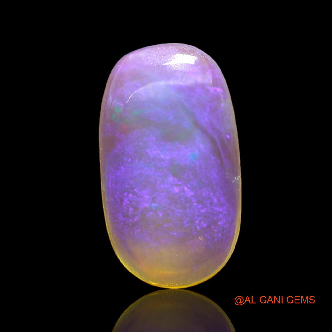3.00 Cts Natural Australian Fire Opal Loose Gemstone Oval Cabochon 14x8x4 mm AD-130