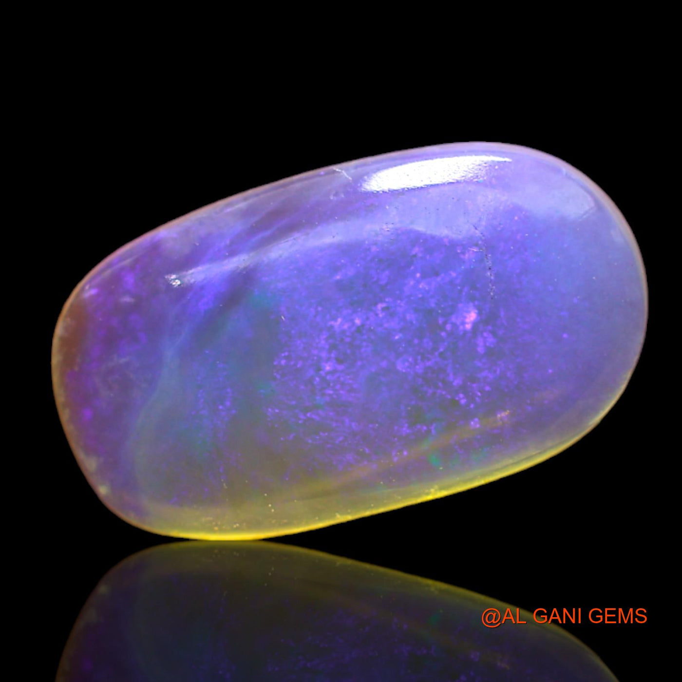 3.00 Cts Natural Australian Fire Opal Loose Gemstone Oval Cabochon 14x8x4 mm AD-130