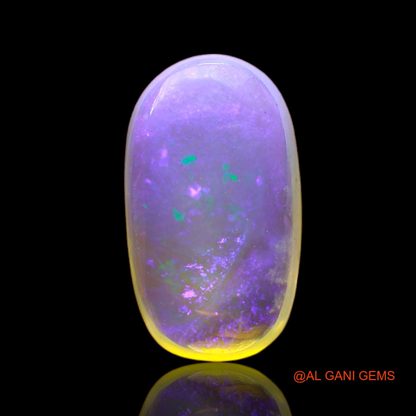 3.00 Cts Natural Australian Fire Opal Loose Gemstone Oval Cabochon 14x8x4 mm AD-130