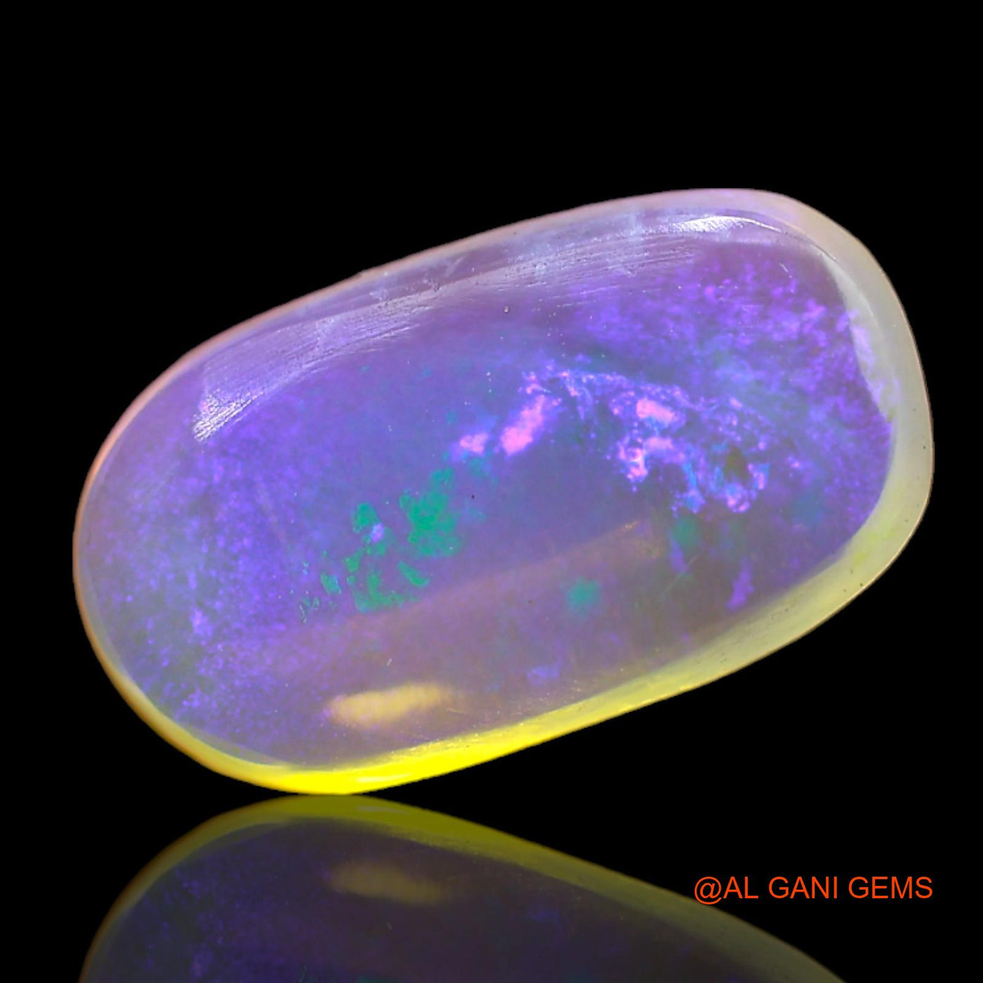 3.00 Cts Natural Australian Fire Opal Loose Gemstone Oval Cabochon 14x8x4 mm AD-130
