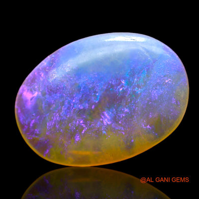 Natural Untreated Fire Opal Loose Gemstone Oval Cabochon From Australia 2.00 Cts 13x9x3 mm AD-132