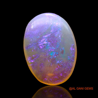 Natural Untreated Fire Opal Loose Gemstone Oval Cabochon From Australia 2.00 Cts 13x9x3 mm AD-132