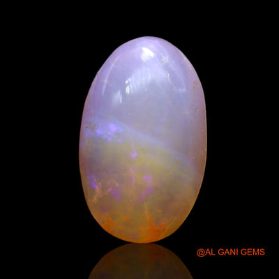 3.00 Cts Unheated Australian Fire Opal Loose Gemstone Oval Cabochon Natural 14x9x4 mm AD-133