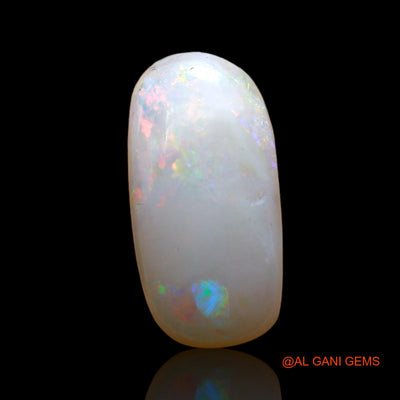 Natural Fire Opal Gemstone 2.00 Cts Loose Oval Cabochon From Australia 15x7x3 mm AD-136