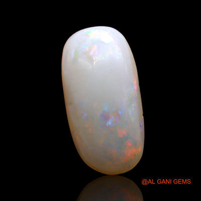 Natural Fire Opal Gemstone 2.00 Cts Loose Oval Cabochon From Australia 15x7x3 mm AD-136