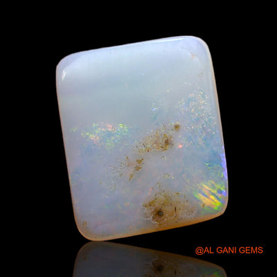 2.00 Cts Natural Australian Fire Opal Loose Gemstone Square Cabochon 12x10x2 mm AD-137