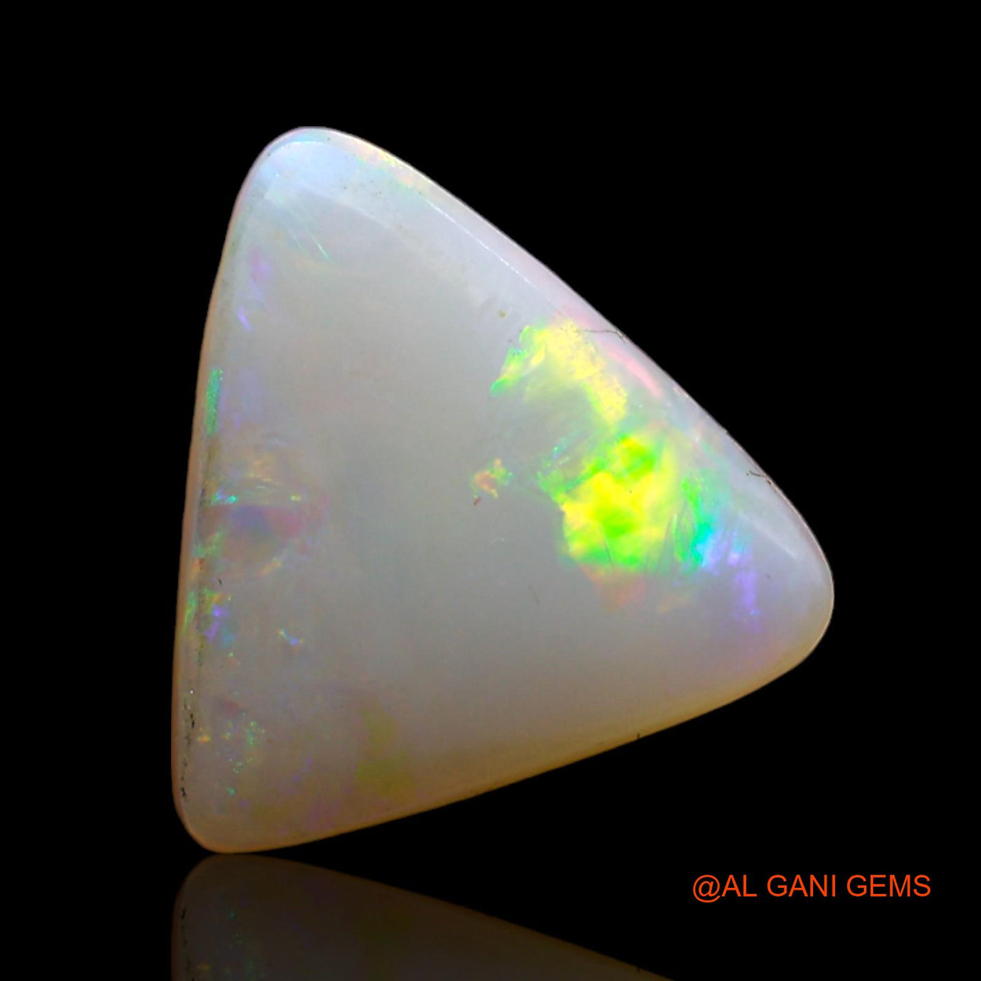 2.00 Cts Natural Australian Fire Opal Trillion Cabochon Loose Gemstone For Jewelry 11x11x4 mm AD-139