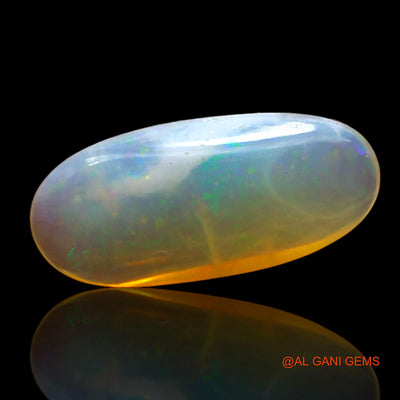 4.00 Cts Natural Australian Fire Opal Loose Gemstone Oval Cabochon 19x8x4 mm AD-13
