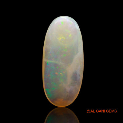 4.00 Cts Natural Australian Fire Opal Loose Gemstone Oval Cabochon 19x8x4 mm AD-13
