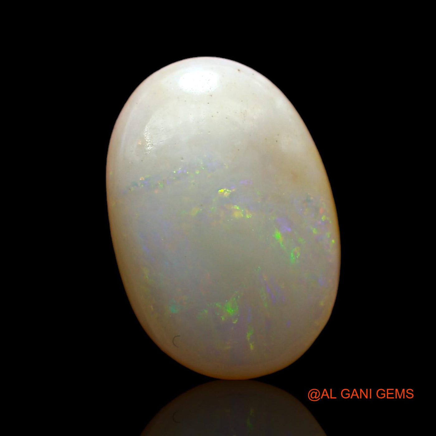Natural Untreated Fire Opal Loose Gemstone Oval Cabochon From Australia 3.00 Cts 13x9x4 mm AD-140