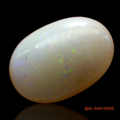 Natural Untreated Fire Opal Loose Gemstone Oval Cabochon From Australia 3.00 Cts 13x9x4 mm AD-140