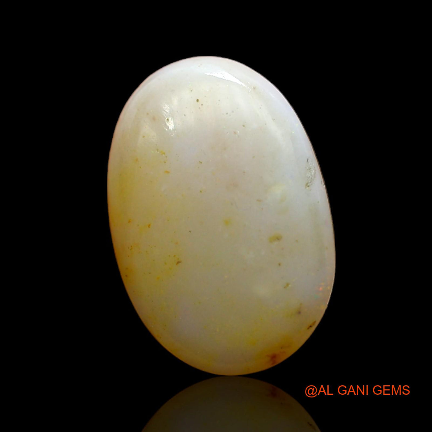 Natural Untreated Fire Opal Loose Gemstone Oval Cabochon From Australia 3.00 Cts 13x9x4 mm AD-140