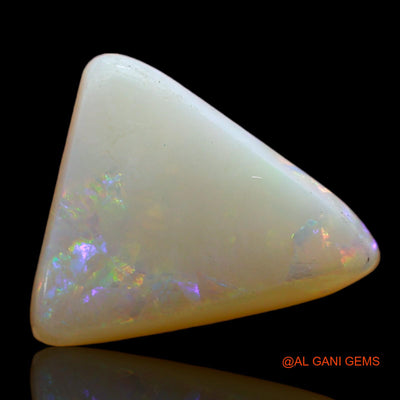 2.00 Cts Natural Australian Fire Opal Loose Gemstone Trillion Cabochon 12x10x3 mm AD-141