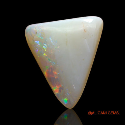 2.00 Cts Natural Australian Fire Opal Loose Gemstone Trillion Cabochon 12x10x3 mm AD-141