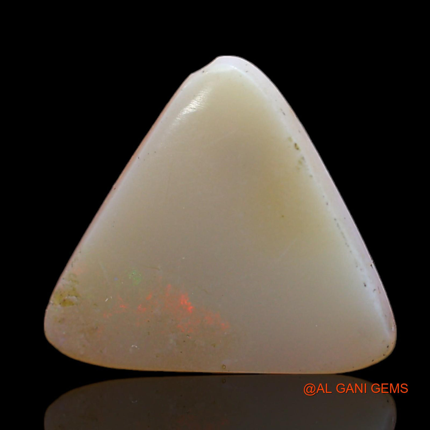 2.00 Cts Natural Australian Fire Opal Loose Gemstone Trillion Cabochon 11x11x3 mm AD-144
